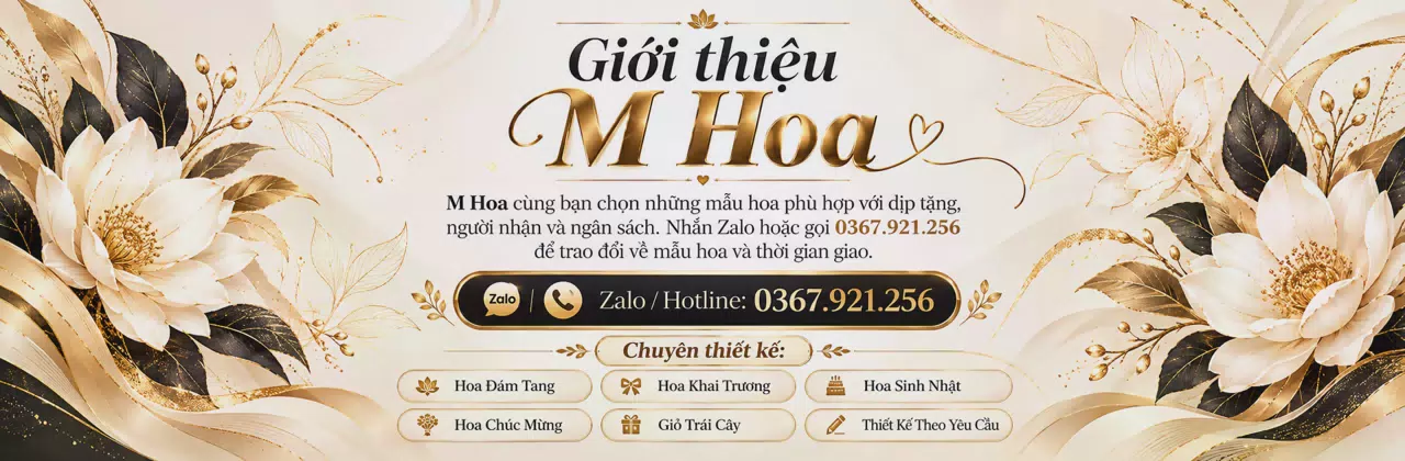 Ảnh bìa Shop hoa tươi Phường An Phú Đông Hồ Chí Minh - Tư vấn mẫu hoa hợp ngân sách